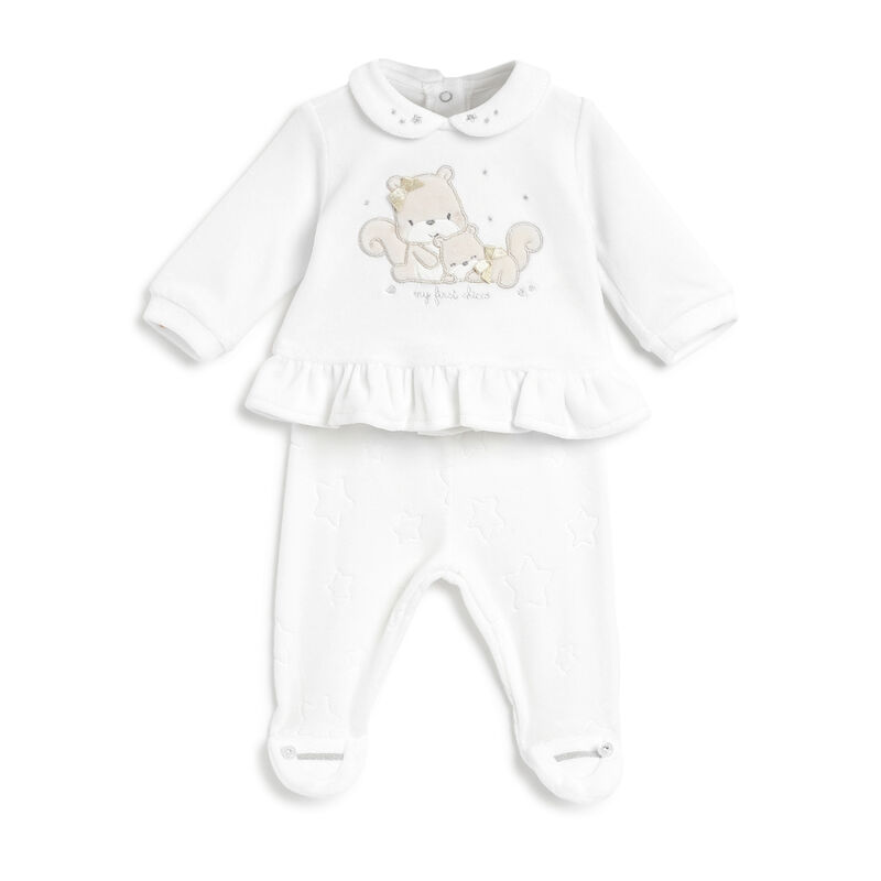 Girls Bronze Applique Sweater with Leggings image number 0